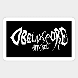 Obelixcore Apparel White Magnet